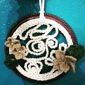 Framed Macrame wall hanging